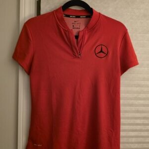 Nike Red Dri-FIT Golf Polo